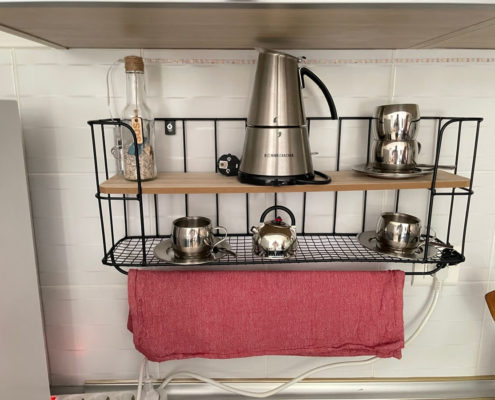 Küche im Glücks-Griff Airbnb