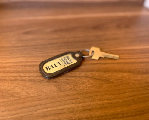 schlüssel für das apartment "Glücks-Griff"