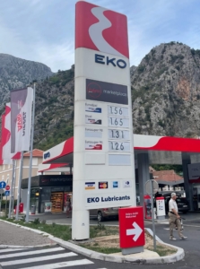 Prices in Montenegro