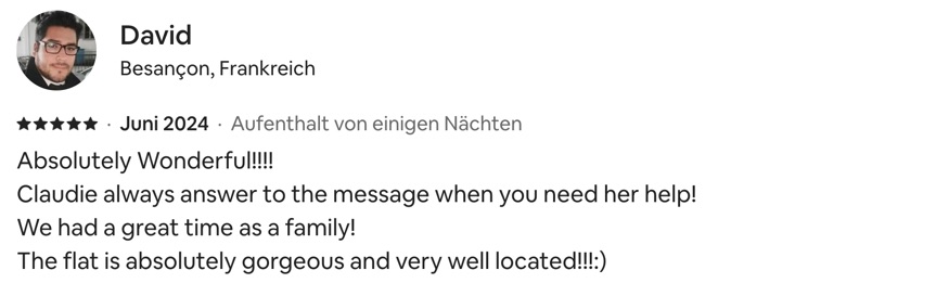 Rezession für Airbnb Apartment Glücks-Griff in Montenegro, Becici