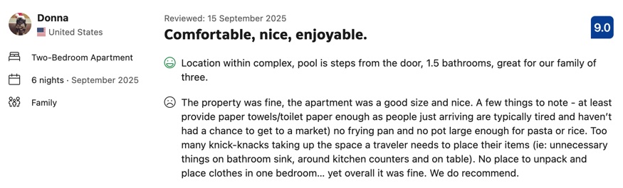 Rezession für Airbnb Apartment Glücks-Griff in Montenegro, Becici