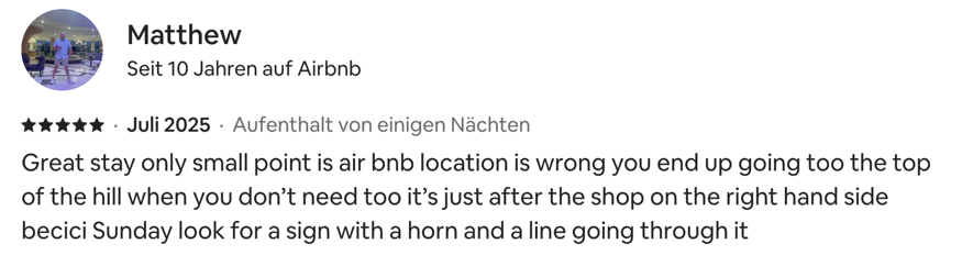 Rezession für Airbnb Apartment Glücks-Griff in Montenegro, Becici